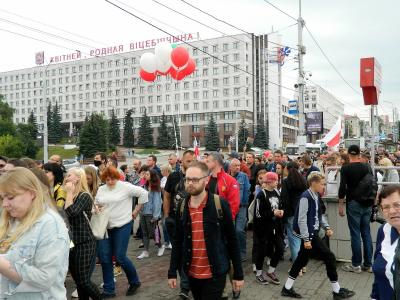 У віцебскім «Маршы новай Беларусі» ўдзельнічалі 3 тысячы чалавек. Без затрыманьняў